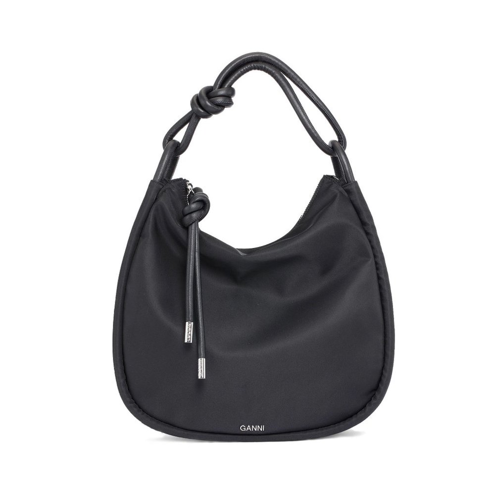 [Updated] Ganni Knot Hobo tote bag / Large Baguette Bag